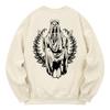 KAN6312 Kmc0019 Revival Fleece-Lined Sweatshirt - Cream