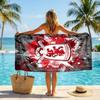 Stampa Middlesbrough FC Asciugamano da Spiaggia Quick Dry Microfibra Assorbente Portatile da Viaggio Asciugamano per Nuoto