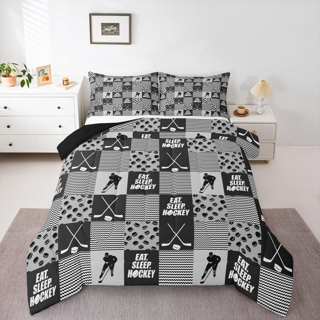 Erosebridal Police Car Comforter Sets Twin Size,Policeman Vehicle Bedding Set for Kids Boys Children,Red Blue Cop Lights Down Comforter Geom