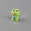 10 Stück Lustiger Feiertagsfrosch Tier Auto Dekoration Harz Handwerk Miniaturfigur Winzig Für Bonsai Mikrolandschaft Feengarten Dekoration