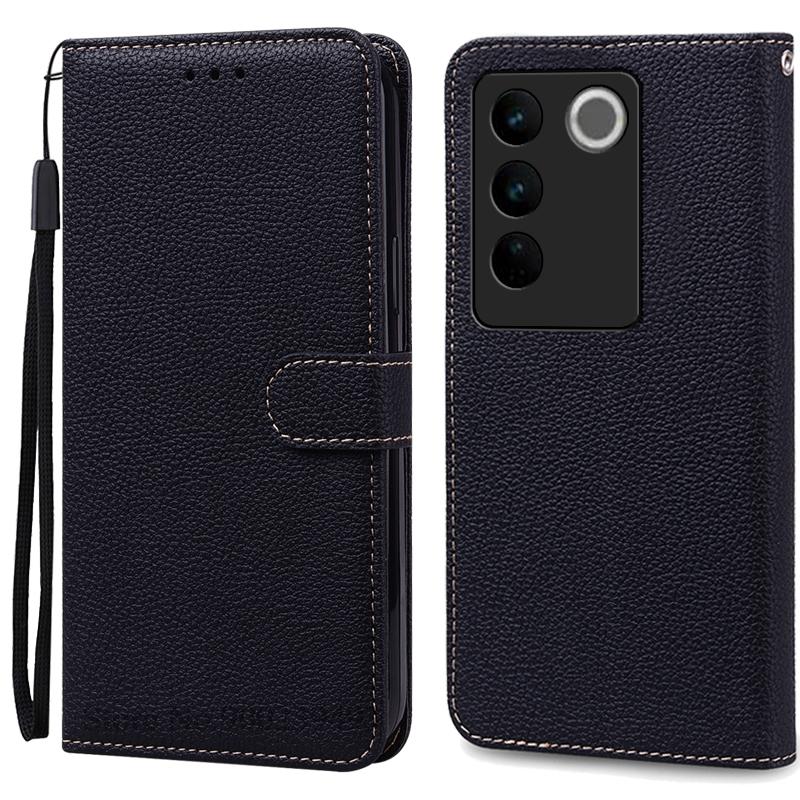For Vivo V27e 4G Case Wallet Leather Flip Cover For Vivo V27E Case Stand Book Cover For VIVO T2 4G  Case Soft Silicone Fundas