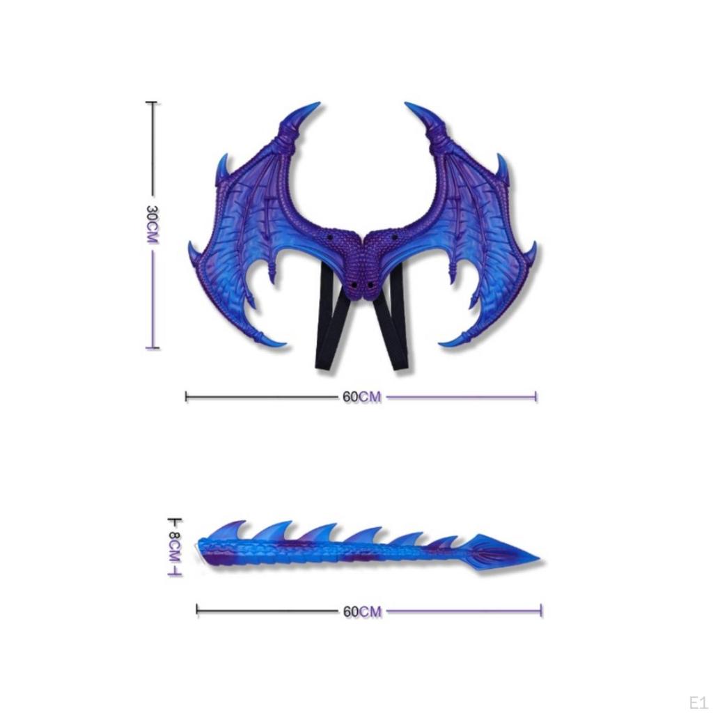 Ali di Drago con Coda Set Ala Leggera Cosplay per Bambini