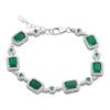 Silver Bracelet with Natural Agate 8.63ct, Item Weight 11.25 G (2173212)