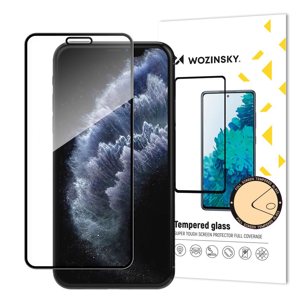 Wozinsky Ultra Durable Full Glue Tempered Glass Screen Protector with Case-Friendly Black Frame for Apple iPhone 11 Pro / iPhone XS / iPhone X