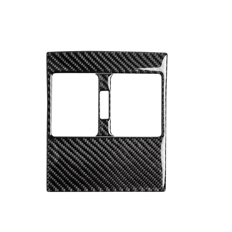 For Mercedes Benz W204 C class Car Interior Moulding Carbon Fiber Rear Air Condition Vent Cover Trim Air Outlet