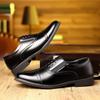 Business dress men's leather shoes large size 4748 trendy fashion men's shoes British style versatile pointed men's shoes