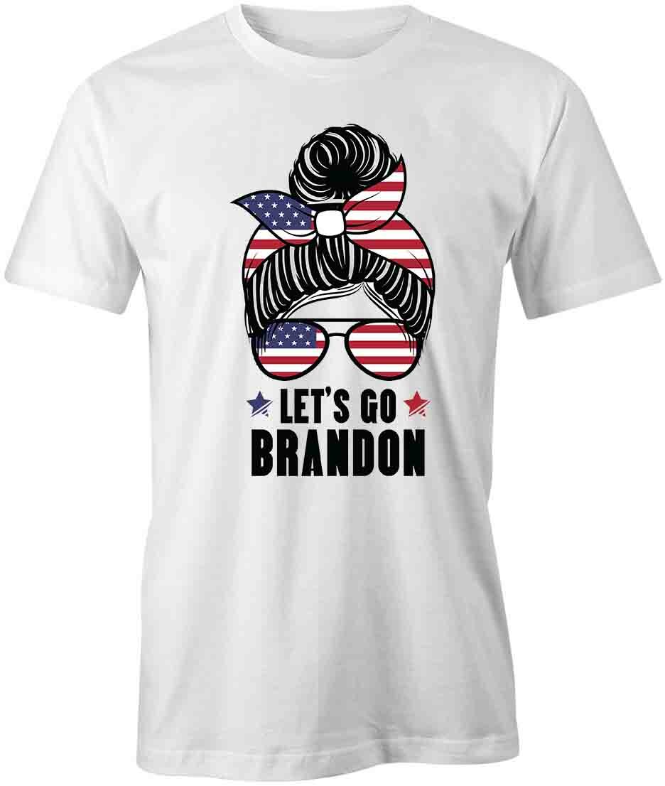 LETS GO BRANDON TShirt Tee Short-Sleeved Cotton POLITICAL HUMOR S1WCA973 XXXL