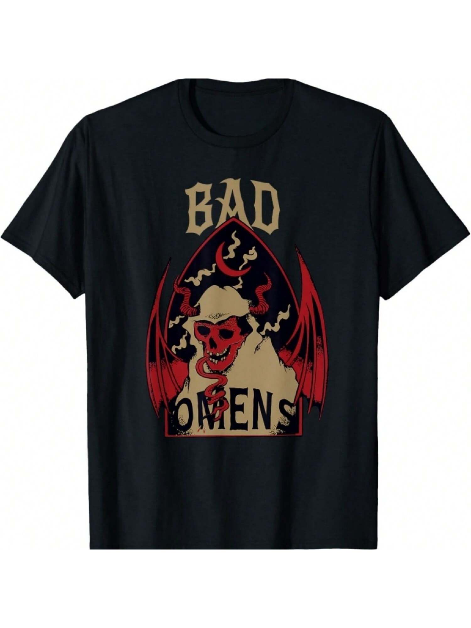 Bad Omens Demon Гранж Готика Bad Omens Demon Футболка S разноцветный