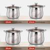 Wutuo Stainless Steel Anti-Overflow Stockpot