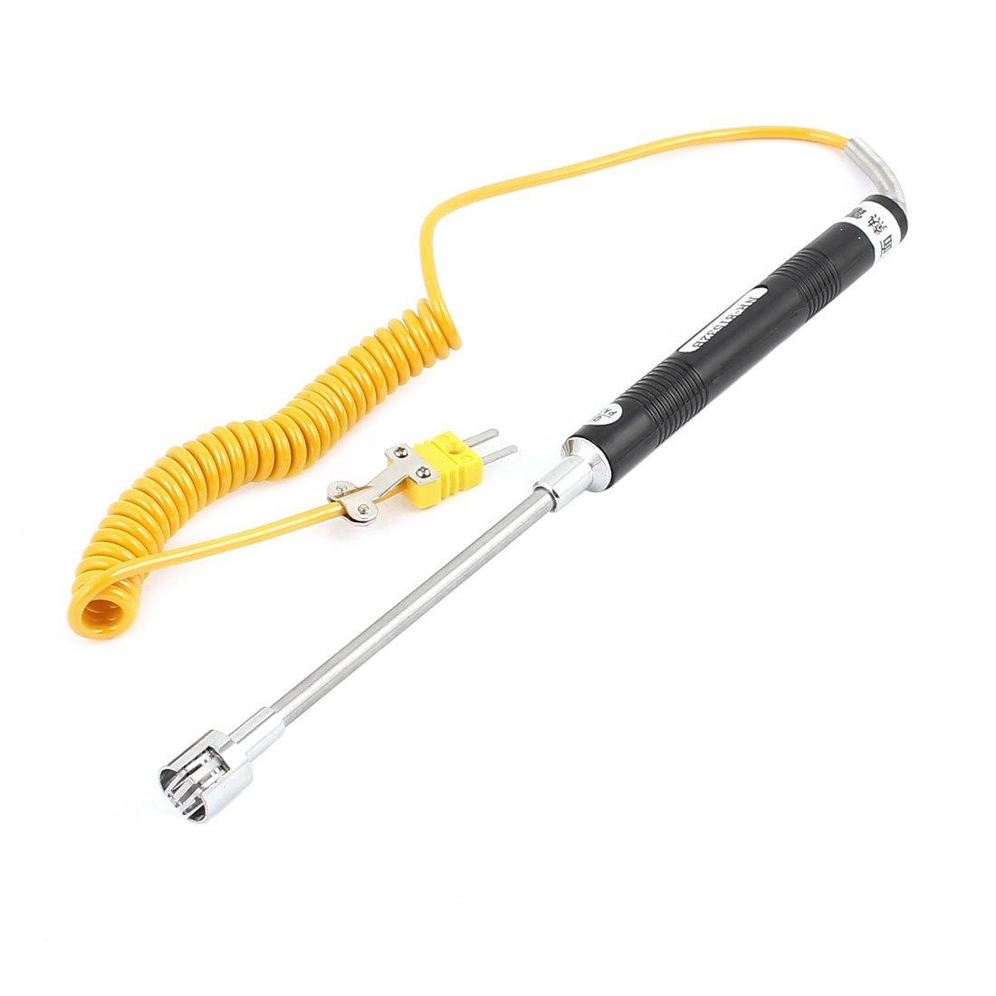 

uxcell Surface Thermocouple Probe K Type Handheld NR-81532B -50-500℃ чорний