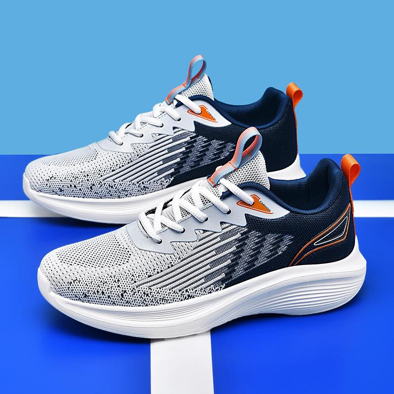 Sneakers comode e leggere, scarpe estive nuove casual in rete tessuta a volo, scarpe da corsa sottili e traspiranti