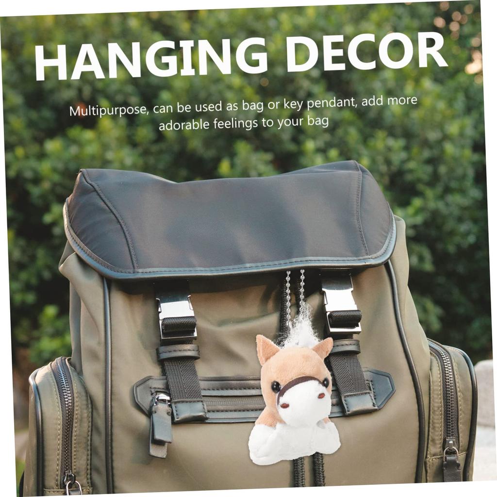 iplusmile Horse Plush Soft Stuffed Animal Bag Set Keychains, Pendants, Charms, Ornaments, Toys, Gifts, 12-Piece