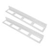 2PCS Hockey Pucks Wall Display Transparent Wall Mounted Acrylic Holder Shelf Storage Organization for Home Living Room