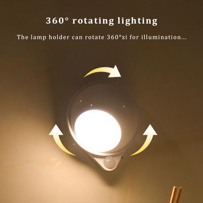 LED Night Light Motion Sensor Light Wireless USB Recharging Aisle Staircase Bedroom Bedside Light For Kitchen Cabinet Lamp
