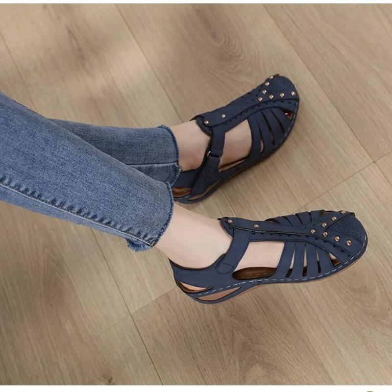 Damensandalen Sommer Mode Keile Gladiator Freizeitschuhe Übergröße Schuhe für Damen Plateau Bequeme Sneaker