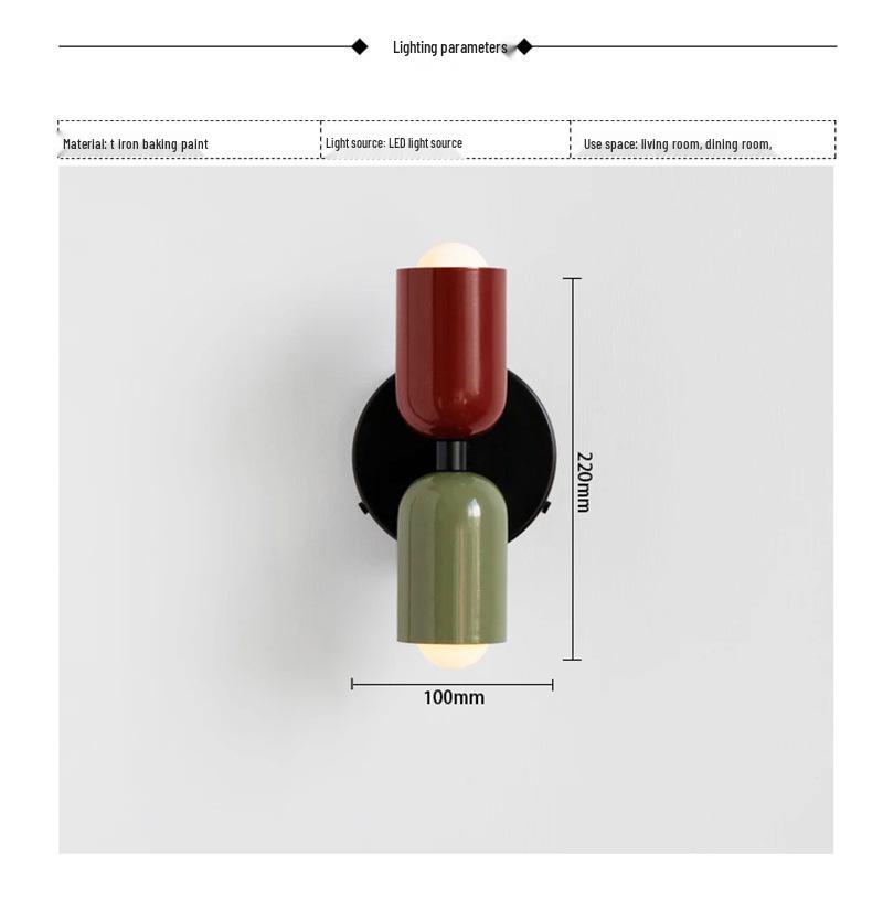 Nordic Mid-Century Cream Bedroom Wall Lamp: Designer Bedside & Living Room Decorative Lighting for Home or Hotel.