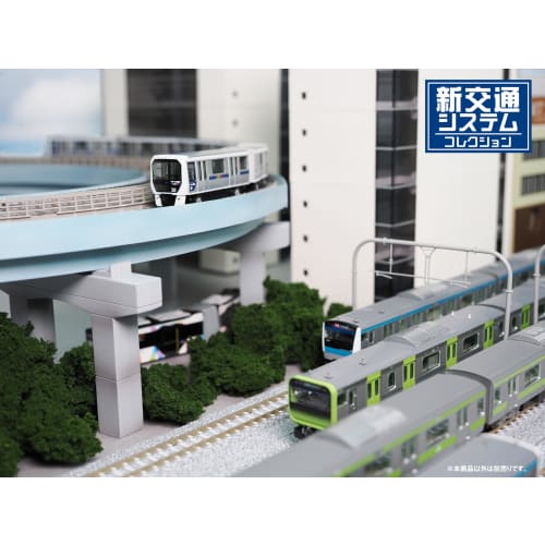 Tomytec New Transportation System Collection Yurikamome 7300 Series 6-Car Set, Diorama Supplies 332299