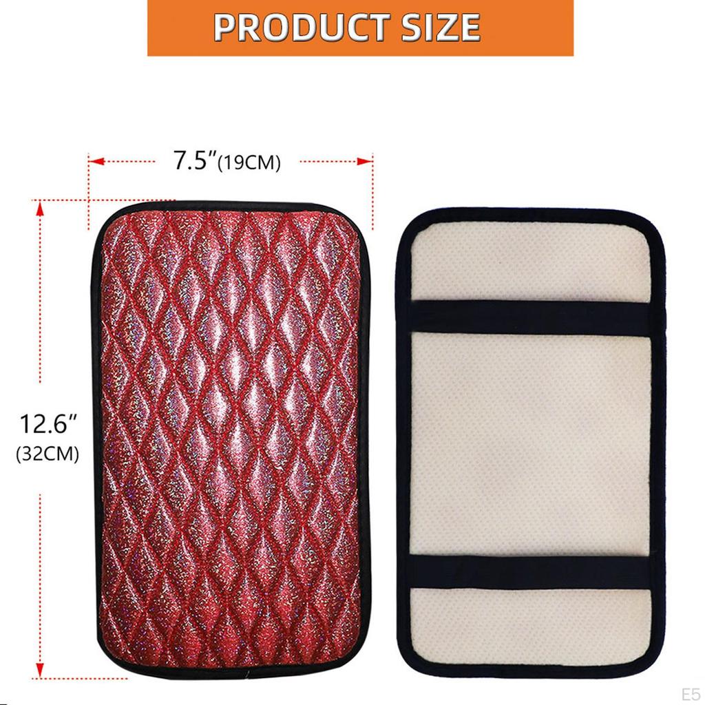 Car Armrest Pad Covers Center Console Box Mats Protective Auto Accessories