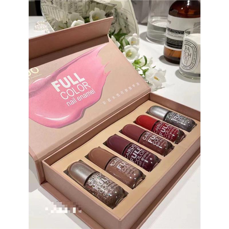 Cairuo Water-based Peelable Nail Polish - Macaron Gentle Colors, Toenail Polish