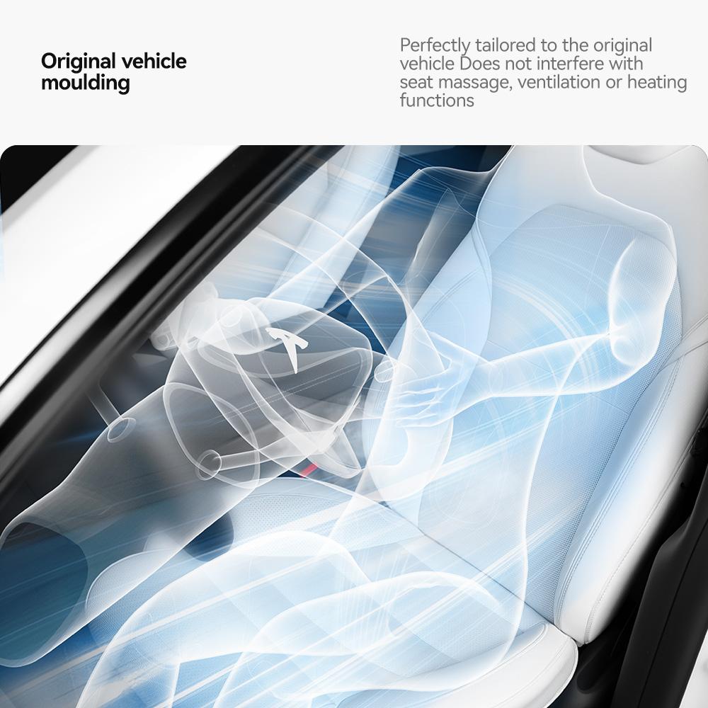 YZ For Tesla Model Y Juniper Model 3 Highland Leg Support Extension Seat Cover Memory Foam Extender Cushion Interior Accessories
