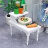 1:12 Dollhouse Miniature Double-Layer Coffee Table Side Table Living Room Furniture Home Model Decor Toy Doll House Accessories