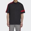 Adidas Originals Trefoil X 424 R.Y.V. Ribbed Collar Loose Short Sleeve Tee Men Tops Black FS6236