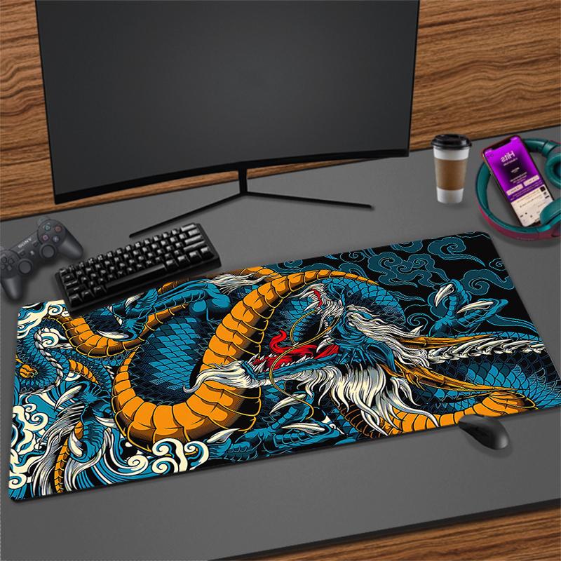 Gaming Mouse Pad Dragon Large Gamer Mousepad Computer Gaming Table Carpet Desk Mat XXL 900x400mm Mouse Mats Rubber Keyboard Pads