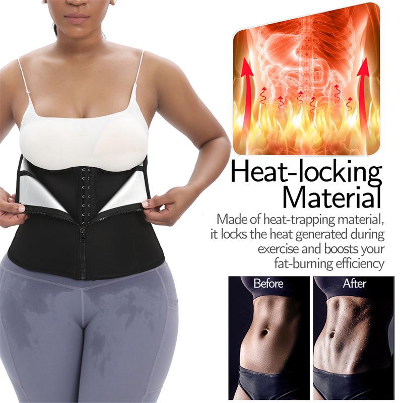 Women's Fitness Tummy Wrap: Sweat-Inducing Waist Support Belt and Cincher Corset for Body Shaping