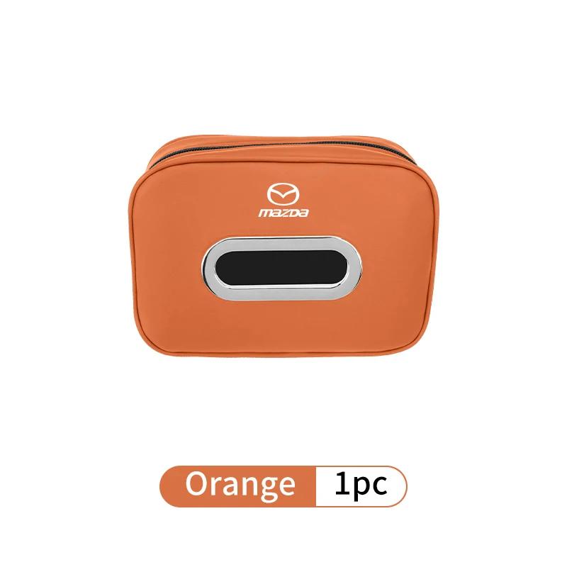 

2025 Hot For Mazda Car Seat Back Tissue Box Sun Visor Armrest Organizer Storage Bag Atenza Axela MX30 CX30 CX3 CX9 MX5 RX8 RX7