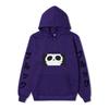 One Piece Blackbeard Hoodie, Skull Print Long Sleeve Pullover Hooded Sweatshirt Anime Streetwear With Sleeve Japanese Letter Print