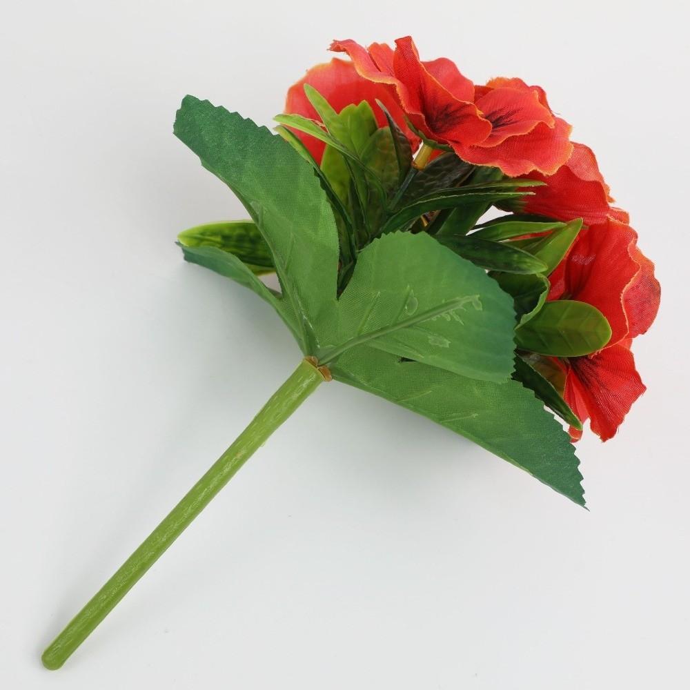 Silk Cloth Simulated Rose Bouquet Dyed Edged Flower Bouquet  Valentine's Day Gift