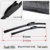 BAIC Senova D50 Front & Rear Wiper Blades - Bone-Free Rubber Strip Accessories