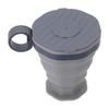 9,8 cm x 8,5 cm Faltbarer Silikonbecher Kompakt Leichtgewicht Wasserbecher Kompakter Wasserbehälter Temperaturbeständig