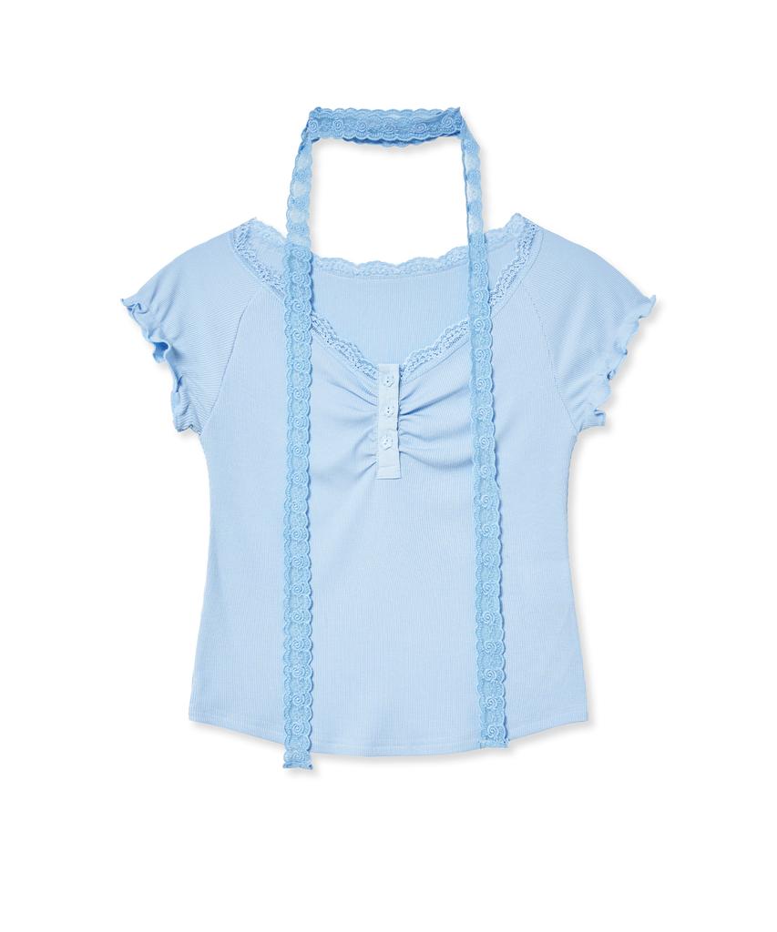 MIDNIGHT MOVE Lace Sc T (Blue)
