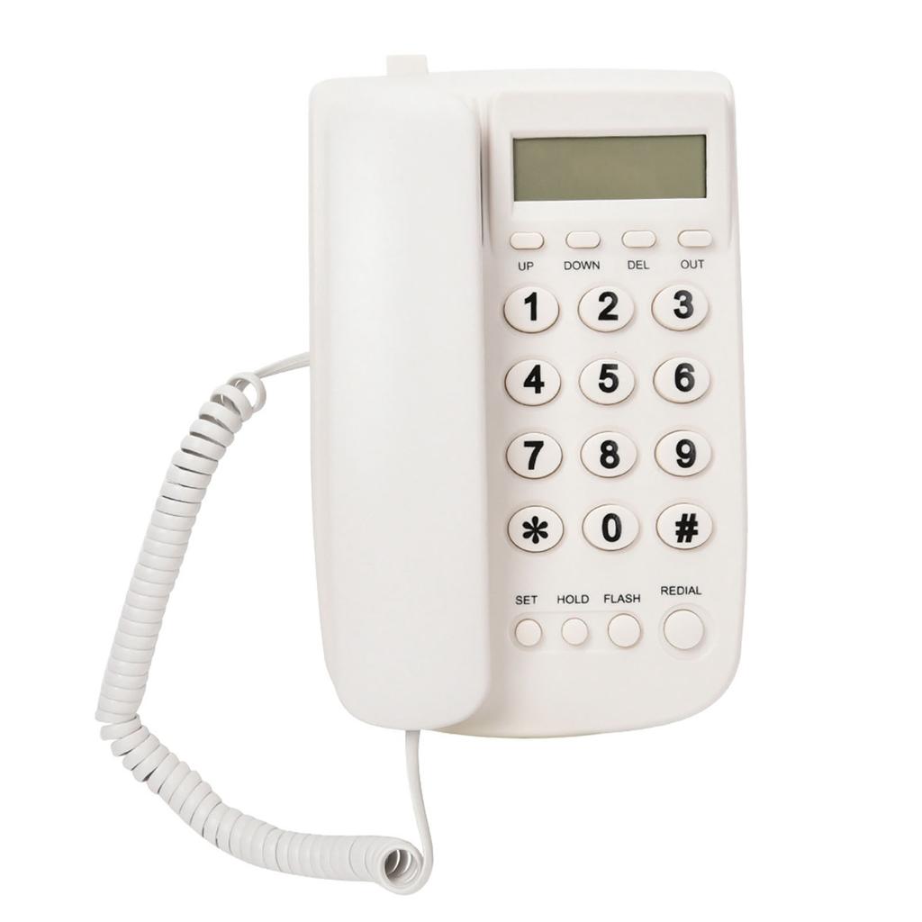 Hotel Business Telephone Extension No Caller ID Home Phone For Hotel Family(Black)
