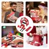 8Pcs Red Percussion Set Tambourine Maracas Rhythm Sticks Egg Shaker for Party Music Education Classroom Performance