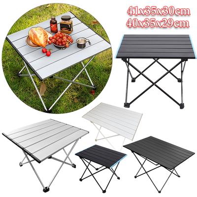 Tragbarer Ultraleichter Klapp-Campingtisch Faltbarer Outdoor-Esstisch Hohe Festigkeit Aluminiumlegierung Für Gartenparty Picknick Grill