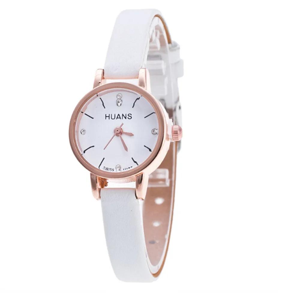 Minimalist Fashion Wristwatch Woman Fine Strap Circular Small Dial Simplicity Elegant Temperament Quartz Clock Everyday Watch
