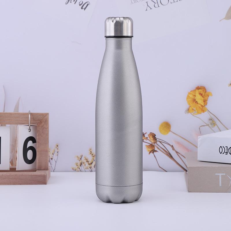 Portable  Large Capacity  Thermos Cup 500ml Vacuum Flasks Portable Stainless Steel Thermos Cup Water Bottle Travel Tea Mug Office Thermos Cup