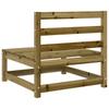 4 Piece Garden Sofa Set Pressure Treated Pine Wood