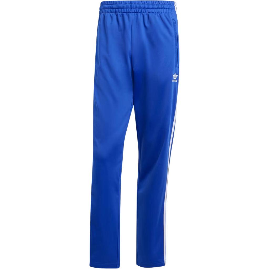 Adidas Originals Adicolor Series Firebird Classics Comfortable Casual Straight Leg Knitted Sports Pants Men Bottoms Blue IZ3072