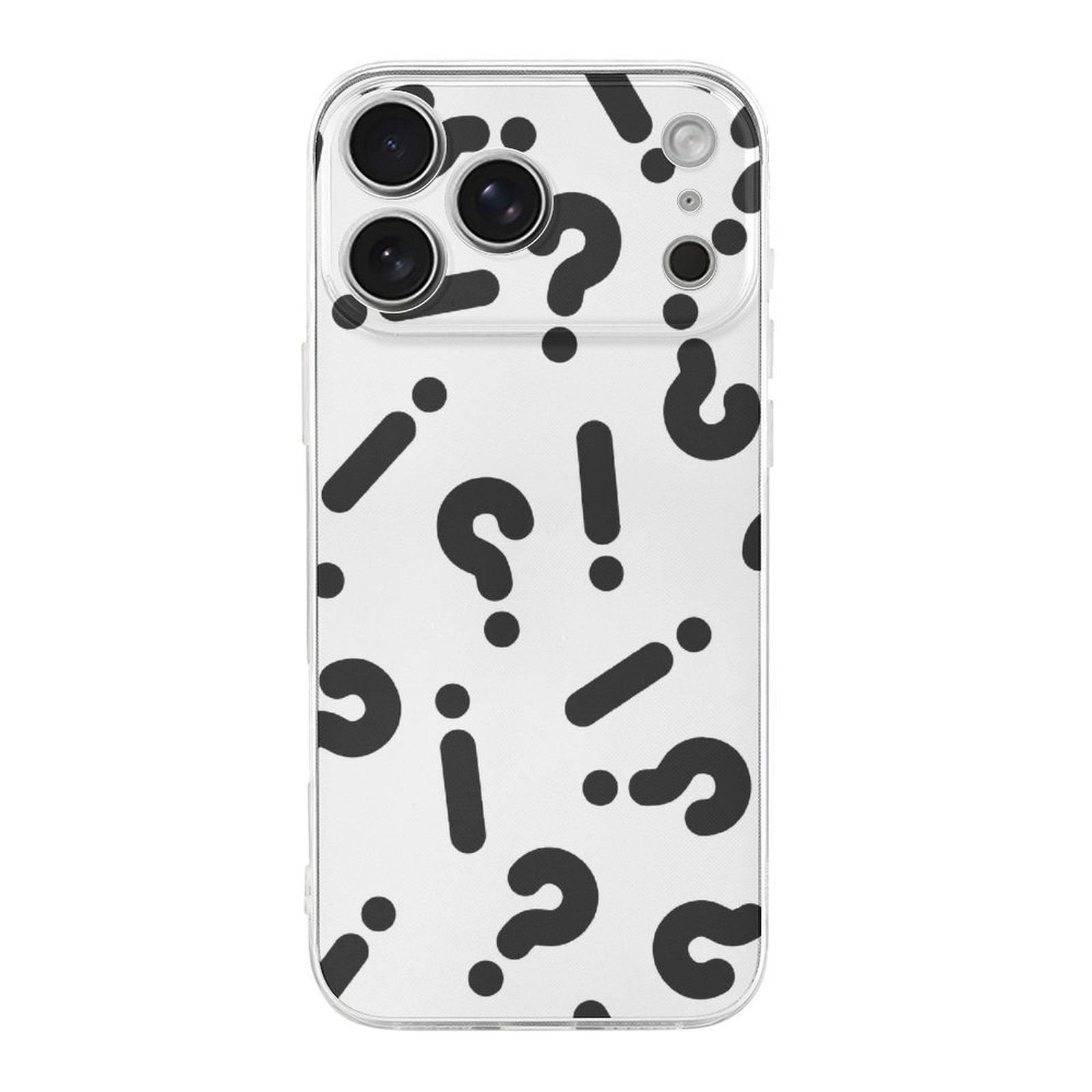 

1 Pack For iPhone 17 Series TPU Phone Case Grip-Friendly Glossy Transparent Design, Daily Protection IPHONE-17ProMax белый