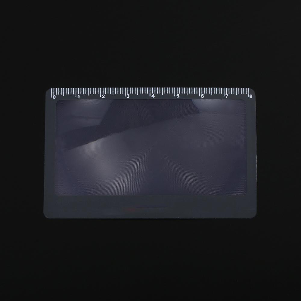 Glass Fresnel Lens X3 Magnifying Magnifier Sheet Book Page Magnification Outdoor Focused Ignition
