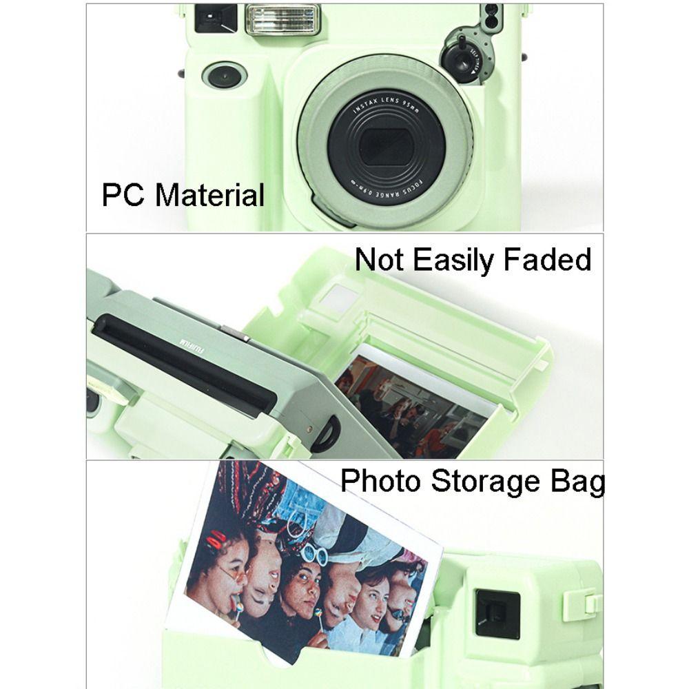 Shockproof Protective Cover with Photo Pocket Photography Pouch for Fujifilm Instax Wide 400 Travel