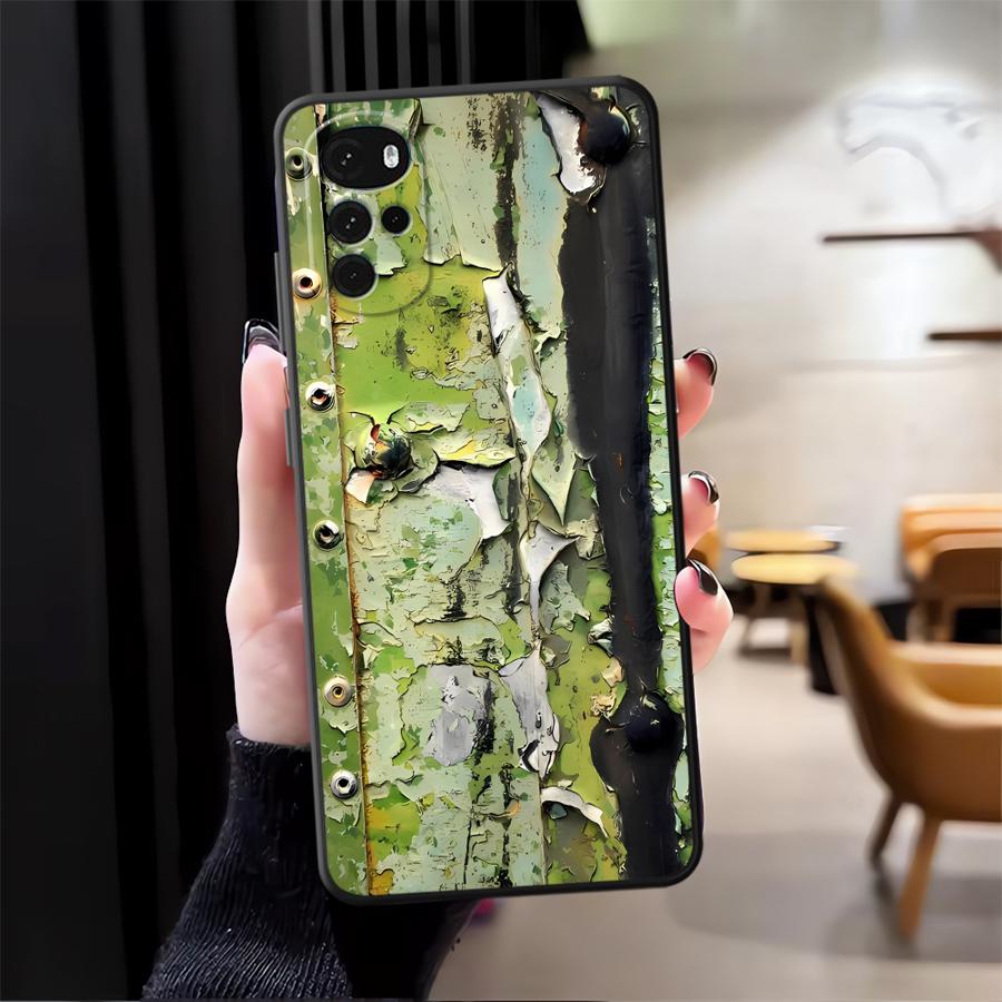 Modische Rost-Hülle für Moto Edge 20 30 S30 Pro X30 Pro Funda Handyhülle