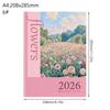 A4 A5 Plánovač Zápisník 24 Listů Agenda Plánovač Přenosný 2026 Rozvrhy Zápisník Studenti