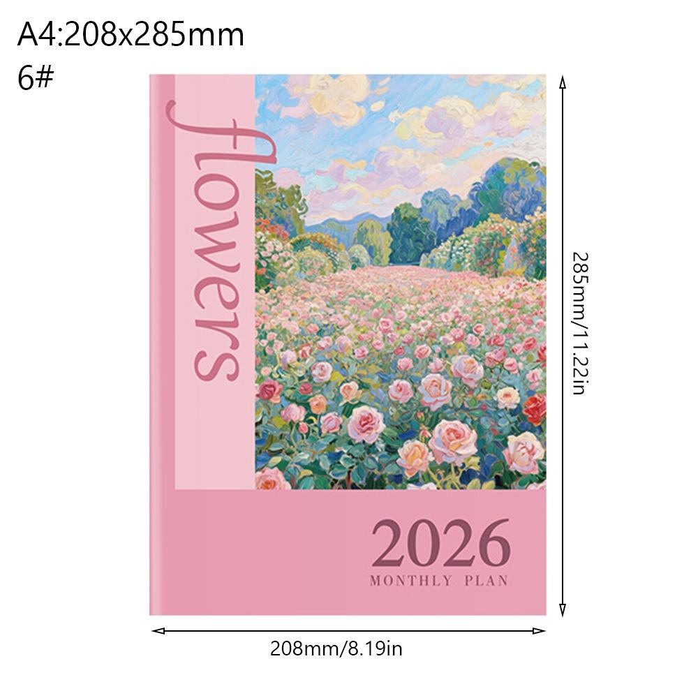 A4 A5 Planner Notebook 24 Sheets Agenda Planner Portable 2026 Schedules Notebook  Students