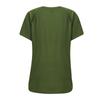 Women's Tops Dressy Summer Fashion Casual Print Casual T-Shirt Shoulder Sleeve V Neck Slim Flowy Tunic