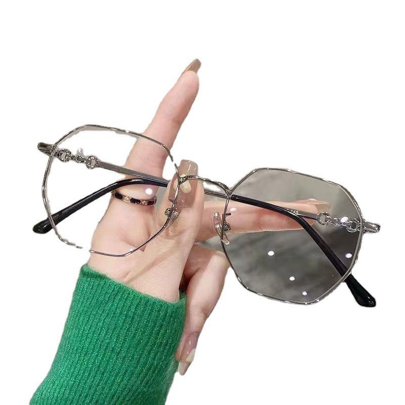 Popular Black Anti-Blue Light Glasses Frames for Women & Men, Large Size, Prescription Compatible