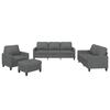 VidaXL Ensemble de Canapés avec Coussins 4 pcs, Canapés avec Accoudoirs et Dossier, Ensemble de Meubles avec Repose-pied 3201437